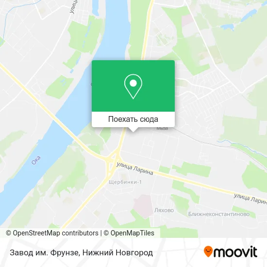 Карта Завод им. Фрунзе