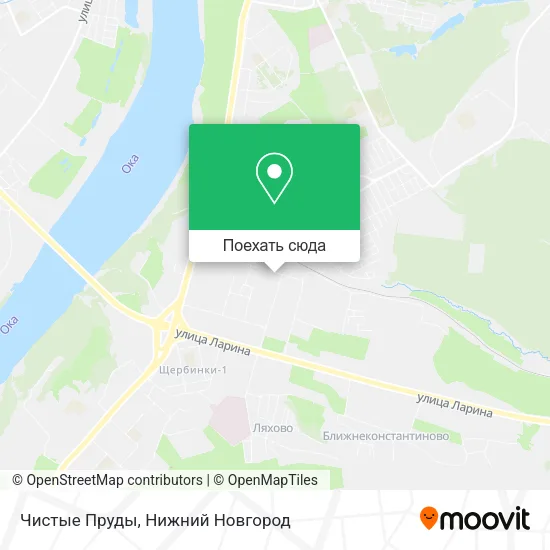 Карта Чистые Пруды