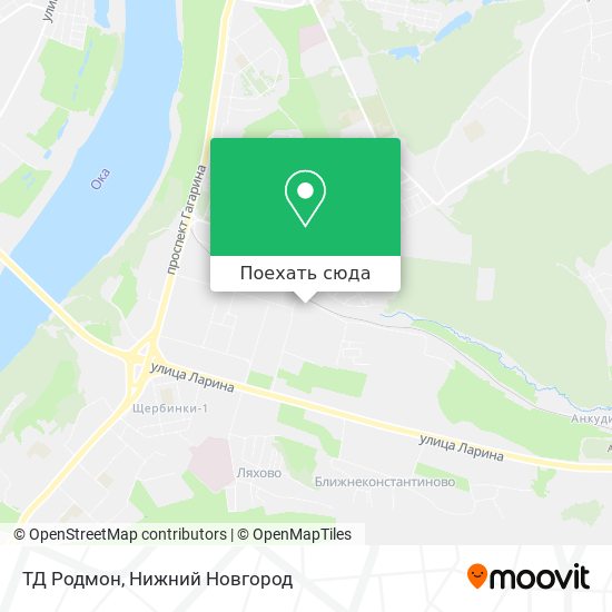 Карта ТД Родмон