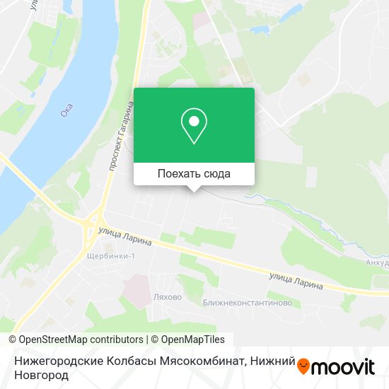 Карта Нижегородские Колбасы Мясокомбинат