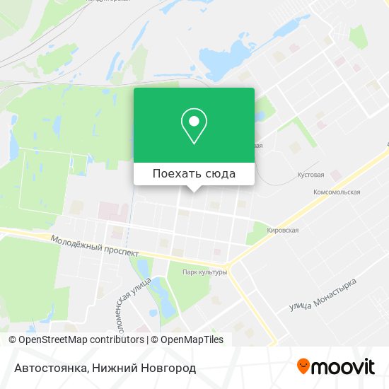 Карта Автостоянка