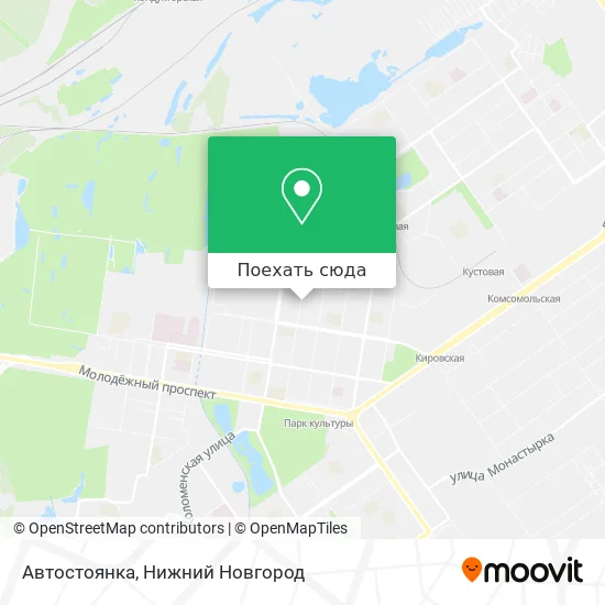 Карта Автостоянка