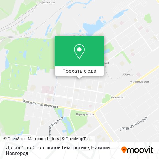 Карта Дюсш 1 по Спортивной Гимнастике