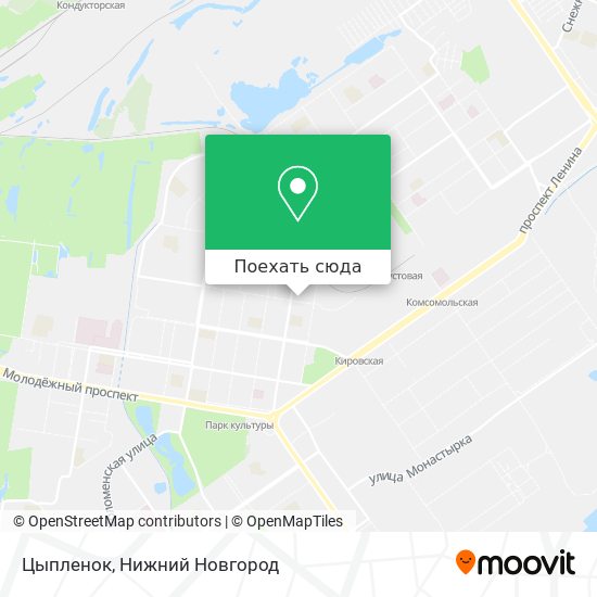 Карта Цыпленок
