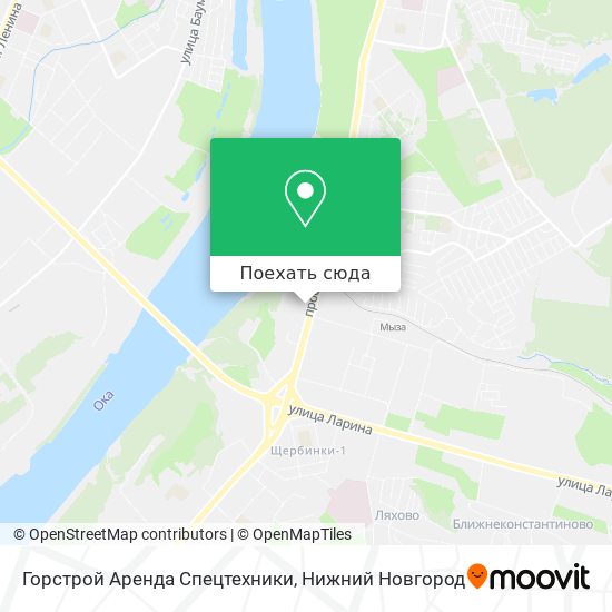 Карта Горстрой Аренда Спецтехники