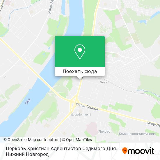 Карта Церковь Христиан Адвентистов Седьмого Дня
