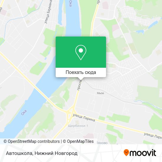 Карта Автошкола