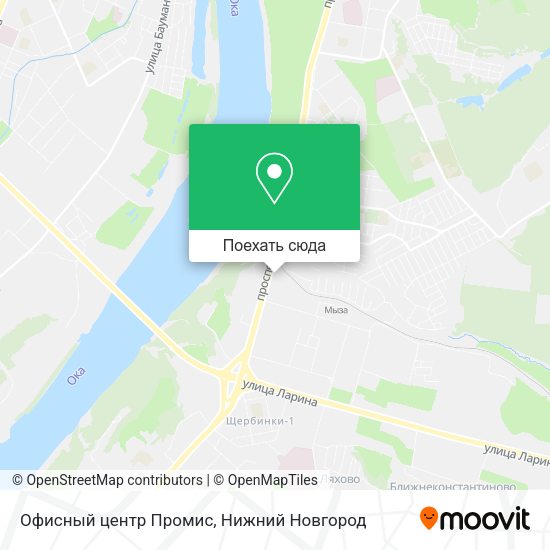 Карта Офисный центр Промис