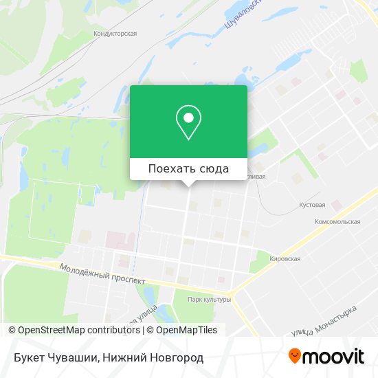 Карта Букет Чувашии