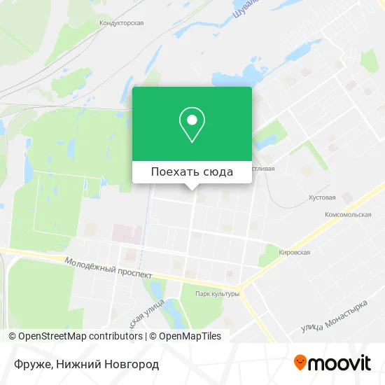 Карта Фруже