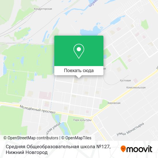 Карта Средняя Общеобразовательная школа №127