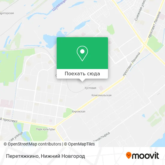 Карта Перетяжкино
