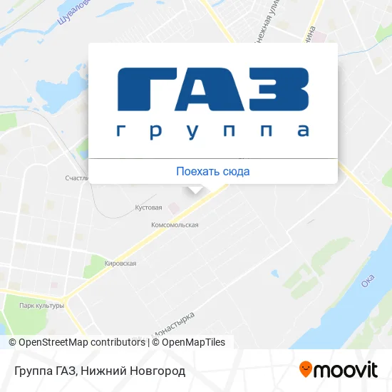 Карта Группа ГАЗ