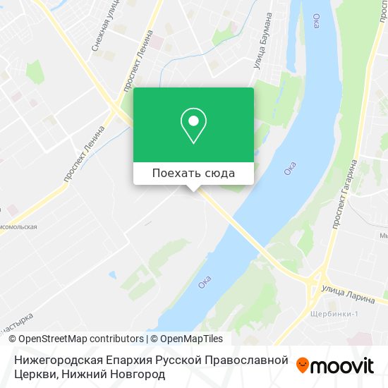 Карта Нижегородская Епархия Русской Православной Церкви