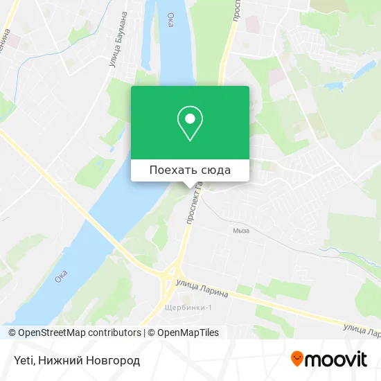 Карта Yeti