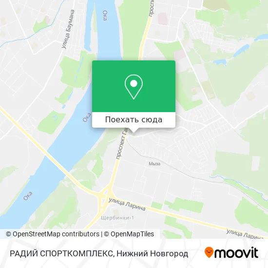 Карта РАДИЙ СПОРТКОМПЛЕКС