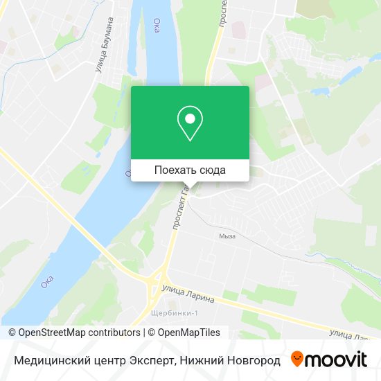 Карта Медицинский центр Эксперт