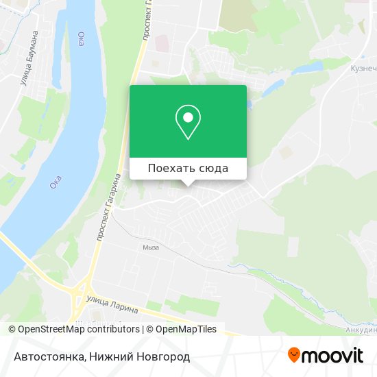 Карта Автостоянка