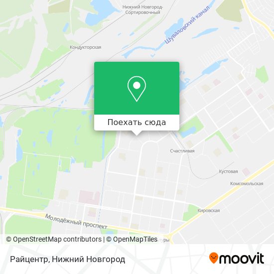 Карта Райцентр