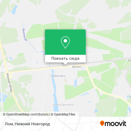 Карта Лом