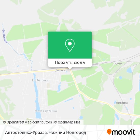 Карта Автостоянка-Уразаз