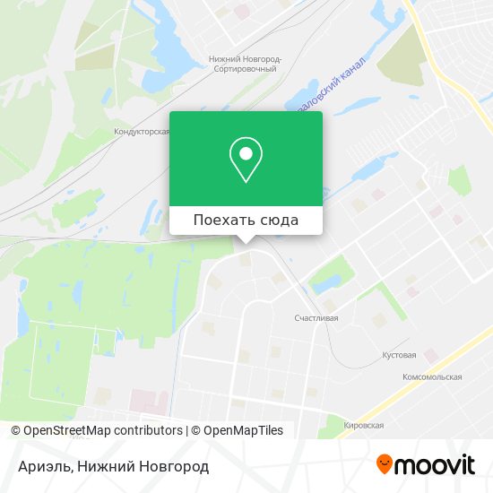 Карта Ариэль