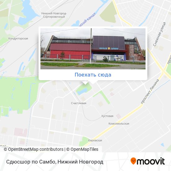 Карта Сдюсшор по Самбо
