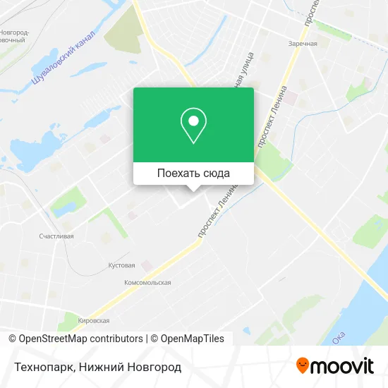 Карта Технопарк