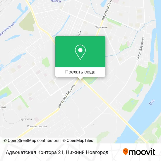Карта Адвокатская Контора 21