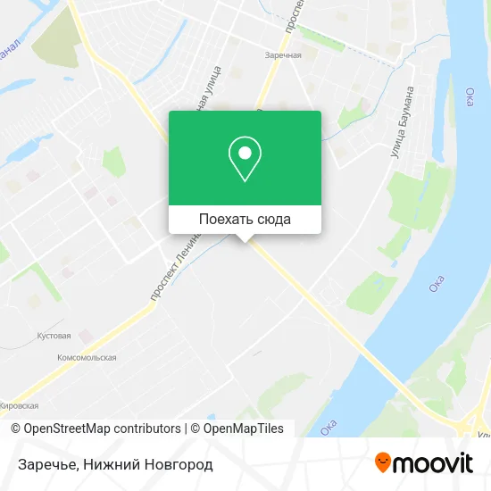 Карта Заречье