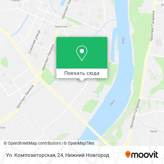 Карта Ул. Композиторская, 24