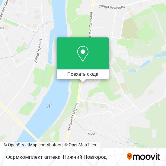 Карта Фармкомплект-аптека