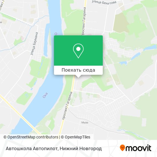 Карта Автошкола Автопилот