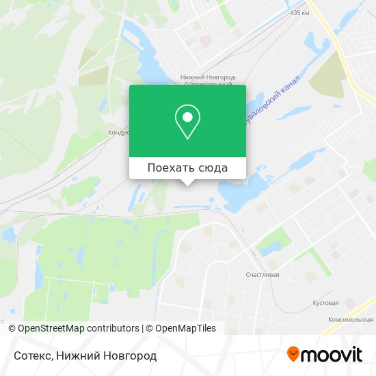Карта Сотекс