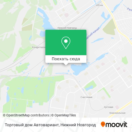 Карта Торговый дом Автовариант