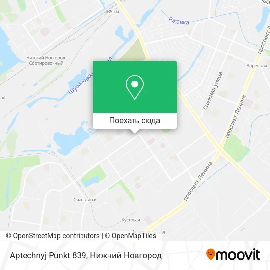 Карта Aptechnyj Punkt 839