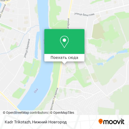 Карта Kadr Trikotazh