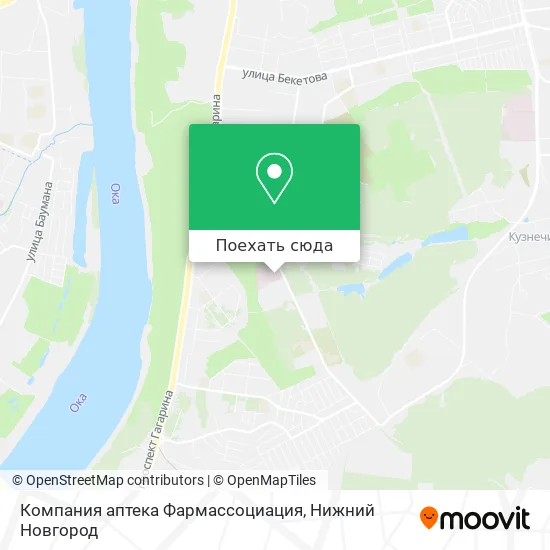 Карта Компания аптека Фармассоциация