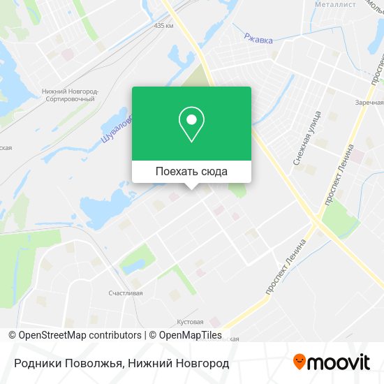 Карта Родники Поволжья