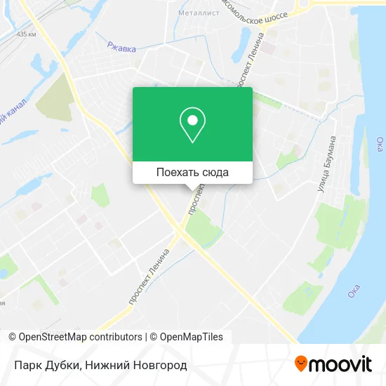 Карта Парк Дубки