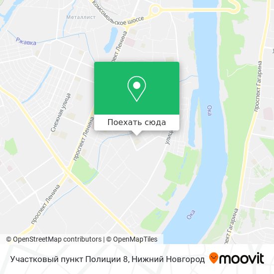 Карта Участковый пункт Полиции 8