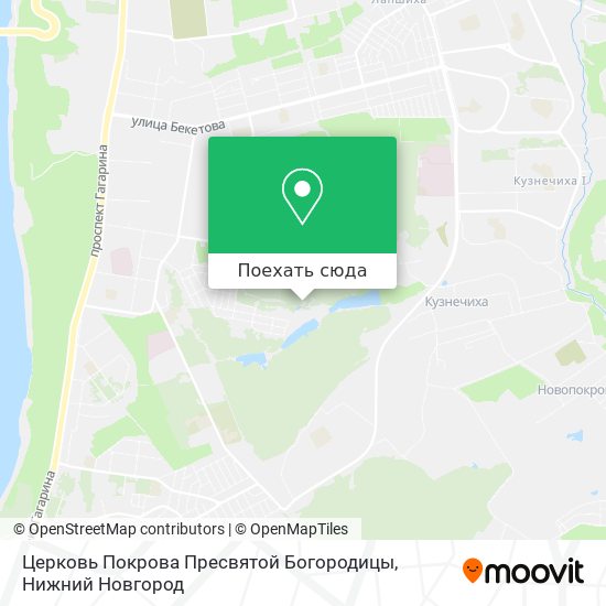 Карта Церковь Покрова Пресвятой Богородицы