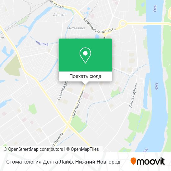 Карта Стоматология Дента Лайф