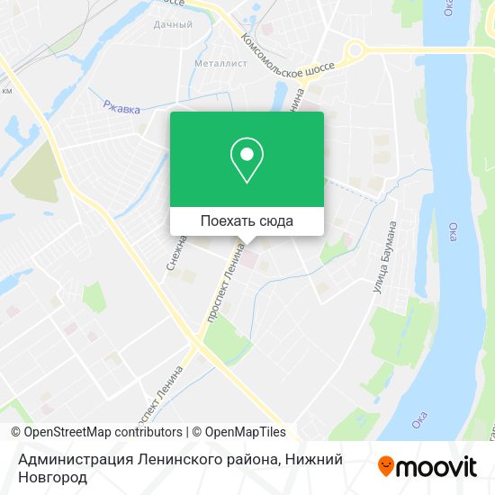 Карта Администрация Ленинского района