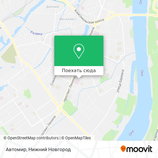 Карта Автомир