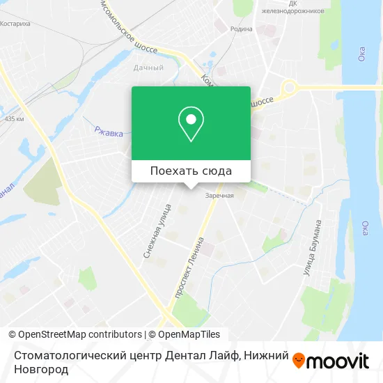 Карта Стоматологический центр Дентал Лайф