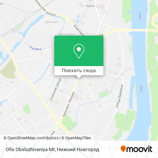 Карта Ofis Obsluzhivaniya Mt