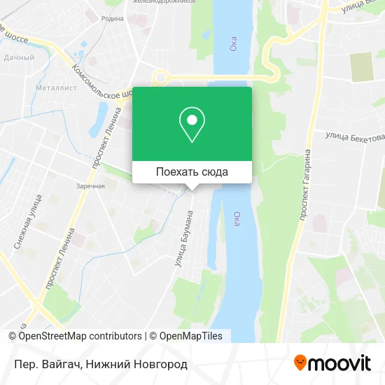 Карта Пер. Вайгач