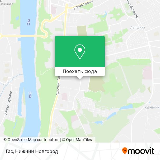 Карта Гас