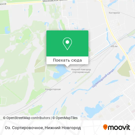 Карта Оз. Сортировочное